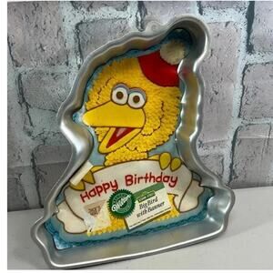 Wilton Big Bird Cake Pan w Baking Instruction Insert 2105-3654 Sesame Street